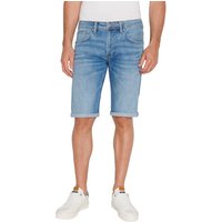 Pepe Jeans Herren Jeans Short STRAIGHT SHORT - Regular Fit - Blau - Mid Blue Denim EAN:8445866566536