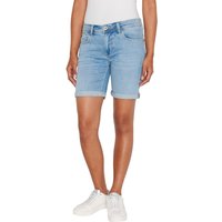 Pepe Jeans Damen Short SLIM SHORT MW - Slim Fit - Blau - Blue Denim EAN:8445866568929