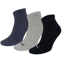 Puma Unisex Herren Damen Quarter Socken PLAIN - 3er Pack EAN:8718824384887