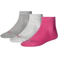 Puma Unisex Herren Damen Quarter Socken PLAIN - 3er Pack EAN:8718824384924