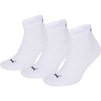 Puma Unisex Herren Damen Quarter Socken PLAIN - 3er Pack EAN:8718824394626