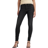 G-Star Damen Jeans 3301 High Skinny Fit - Schwarz Worn In Coal EAN:8719769447682