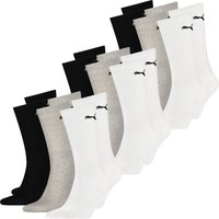 Puma Unisex Herren Damen Socken SPORT CREW LIGHTWEIGHT - 6er 9er 12er Multipack EAN: