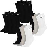 Puma Unisex Herren Damen Socken SPORT CREW LIGHTWEIGHT - 6er 9er 12er Multipack EAN: