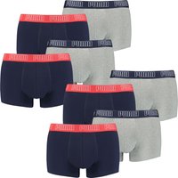 Puma Herren Boxershort Basic Trunk Shortboxer - 4er 6er 8er Multipack EAN: