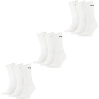 Puma Herren Damen Basic Unisex Crew Baumwolle Sport Socken - 6er 9er 12er Mulitipack EAN: