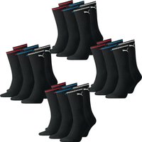 Puma Unisex Herren Damen Socken PUMA SPORT CREW STRIPE - 6er 9er 12er Multipack EAN: