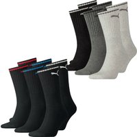 Puma Unisex Herren Damen Socken PUMA SPORT CREW STRIPE - 6er 9er 12er Multipack EAN: