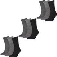 Puma Herren Damen Basic Unisex Crew Baumwolle Sport Socken - 6er 9er 12er Mulitipack EAN: