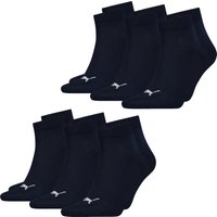 Puma Unisex Herren Damen Quarter Socken PLAIN - 6er 9er 12er Multipack EAN: