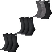 Puma Herren Damen Basic Unisex Crew Baumwolle Sport Socken - 6er 9er 12er Mulitipack EAN: