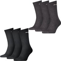 Puma Herren Damen Basic Unisex Crew Baumwolle Sport Socken - 6er 9er 12er Mulitipack EAN: