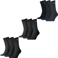 Puma Herren Damen Basic Unisex Crew Baumwolle Sport Socken - 6er 9er 12er Mulitipack EAN: