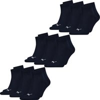 Puma Unisex Herren Damen Quarter Socken PLAIN - 6er 9er 12er Multipack EAN: