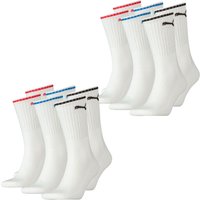 Puma Unisex Herren Damen Socken PUMA SPORT CREW STRIPE - 6er 9er 12er Multipack EAN: