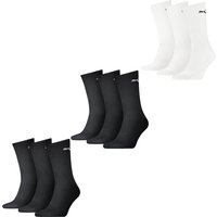 Puma Herren Damen Basic Unisex Crew Baumwolle Sport Socken - 6er 9er 12er Mulitipack EAN: