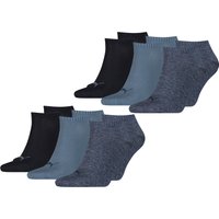 PUMA Unisex Herren Damen Sneaker Socken Baumwolle Sportsocken Füßlinge PLAIN - 6er 9er 12er Multipack EAN: