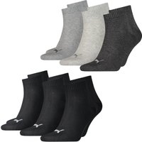 Puma Unisex Herren Damen Quarter Socken PLAIN - 6er 9er 12er Multipack EAN: