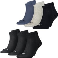 Puma Unisex Herren Damen Quarter Socken PLAIN - 6er 9er 12er Multipack EAN: