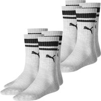 Puma Unisex Herren Damen Socken CREW HERITAGE STRIPE 35-38 39-42 43-46 Schwarz 4er 6er 8er Multipack EAN: