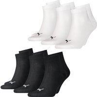 Puma Unisex Herren Damen Quarter Socken PLAIN - 6er 9er 12er Multipack EAN: