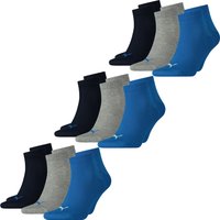 Puma Unisex Herren Damen Quarter Socken PLAIN - 6er 9er 12er Multipack EAN: