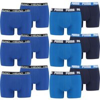 6 PUMA Herren Short Boxer Basic Boxershort + 6 HEAD Men Boxershort Basic Boxer EAN: