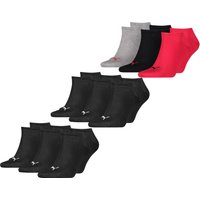 PUMA Unisex Herren Damen Sneaker Socken Baumwolle Sportsocken Füßlinge PLAIN - 6er 9er 12er Multipack EAN: