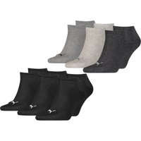 PUMA Unisex Herren Damen Sneaker Socken Baumwolle Sportsocken Füßlinge PLAIN - 6er 9er 12er Multipack EAN: