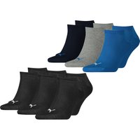 PUMA Unisex Herren Damen Sneaker Socken Baumwolle Sportsocken Füßlinge PLAIN - 6er 9er 12er Multipack EAN: