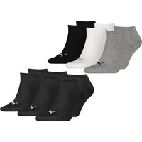 PUMA Unisex Herren Damen Sneaker Socken Baumwolle Sportsocken Füßlinge PLAIN - 6er 9er 12er Multipack EAN: