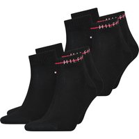 Tommy Hilfiger Herren Quarter Socken SUSTAINABLE STRIPE 4er