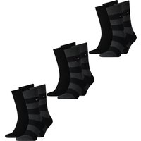 Tommy Hilfiger Herren Socken RUGBY SOCK Einfarbig Gestreift Baumwolle - 4er 6er 8er Multipack EAN: