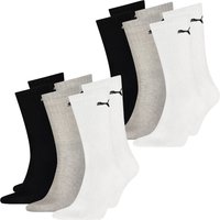 Puma Unisex Herren Damen Socken SPORT CREW LIGHTWEIGHT - 6er 9er 12er Multipack EAN: