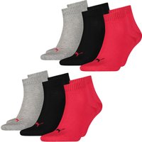 Puma Unisex Herren Damen Quarter Socken PLAIN - 6er 9er 12er Multipack EAN: