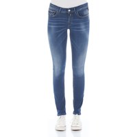 Replay Damen Jeans New Luz Hyperflex - Skinny Fit - Blau - Medium Blue EAN:8059601651083