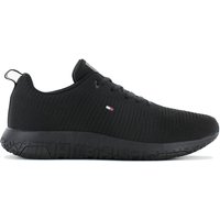 Tommy Hilfiger Corporate Knit Rib Runner - Herren Sneakers Schuhe Schwarz FM0FM02838-BDS EAN:8719862951086