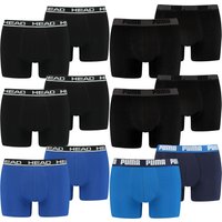 6 PUMA Herren Short Boxer Basic Boxershort + 6 HEAD Men Boxershort Basic Boxer EAN: