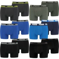 6 PUMA Herren Short Boxer Basic Boxershort + 6 HEAD Men Boxershort Basic Boxer EAN: