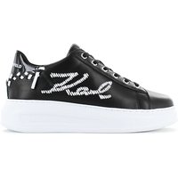 Karl Lagerfeld Kapri Whipstitch - Damen Schuhe Sneaker Leder Schwarz KL62572-000 EAN:5059529107443