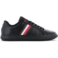 Tommy Hilfiger Essential Leather Cupsole - Herren Sneakers Schuhe Leder Schwarz FM0FM04921-0GK EAN:8720644670866