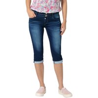 TIMEZONE Damen Bermuda SLIM ENYATZ 3/4 - Slim Fit - Blau EAN:4059145896999