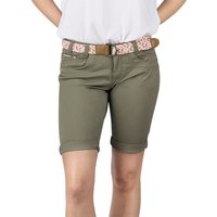 DENIMFY Bermuda Shorts Damen mit Gürtel Regular Fit DFPia EAN:4063813673461