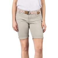 DENIMFY Bermuda Shorts Damen mit Gürtel Regular Fit DFPia EAN:4063813673515