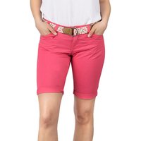 DENIMFY Bermuda Shorts Damen mit Gürtel Regular Fit DFPia EAN:4063813673669