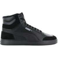 PUMA Shuffle Mid Fur - Herren Winter Sneakers Schuhe Gefüttert 387609-01 Schwarz EAN:4065449586177