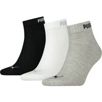 PUMA Herren Damen Unisex QUARTER SOCKEN CLYDE 3er Pack EAN:8713537680455