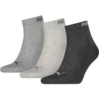 PUMA Herren Damen Unisex QUARTER SOCKEN CLYDE 3er Pack EAN:8718824320045