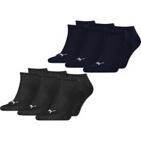 PUMA Unisex Herren Damen Sneaker Socken Baumwolle Sportsocken Füßlinge PLAIN - 6er 9er 12er Multipack EAN: