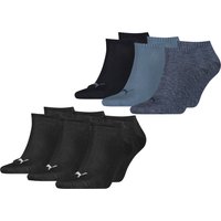 PUMA Unisex Herren Damen Sneaker Socken Baumwolle Sportsocken Füßlinge PLAIN - 6er 9er 12er Multipack EAN: